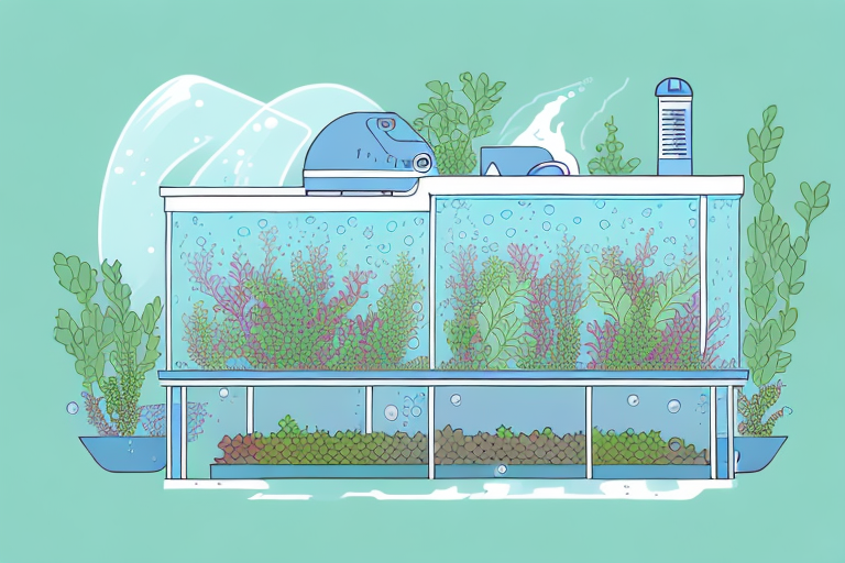 An aquaponics facility with various biosecurity measures in place