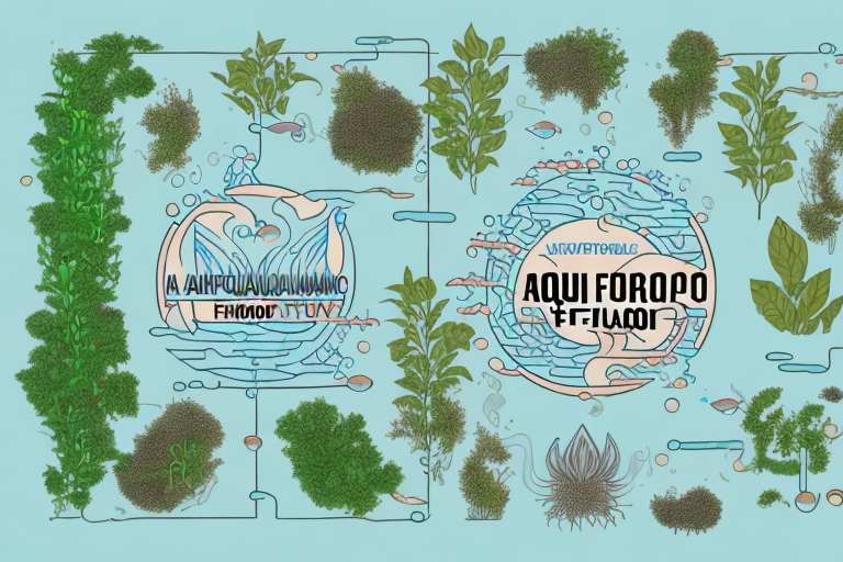 A variety of aquaponics systems