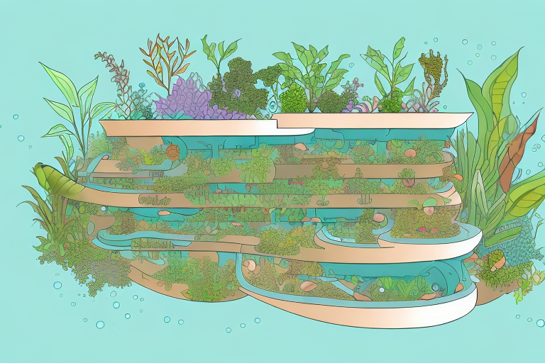 A permaculture aquaponics system