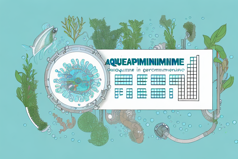 An aquaponics system with its components and maintenance schedule