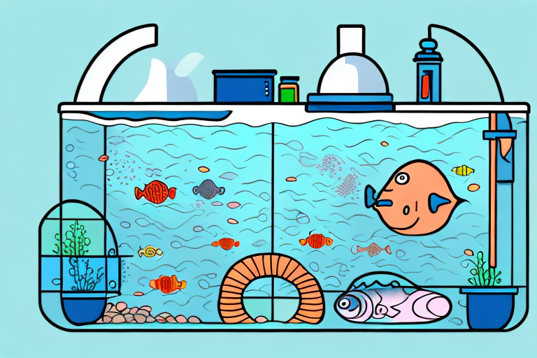 Two fish tanks
