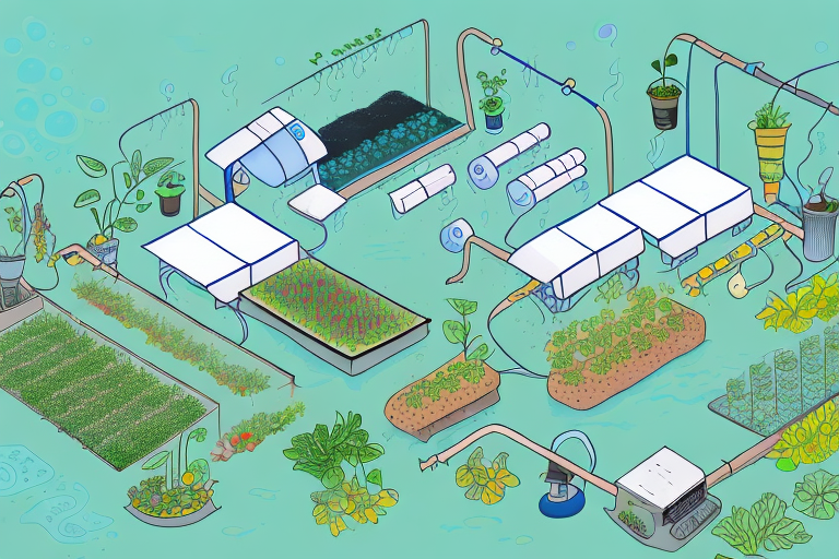 An aquaponics farm with energy-monitoring and management systems in place