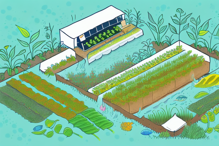 An aquaponics farm with a focus on sustainability and community engagement