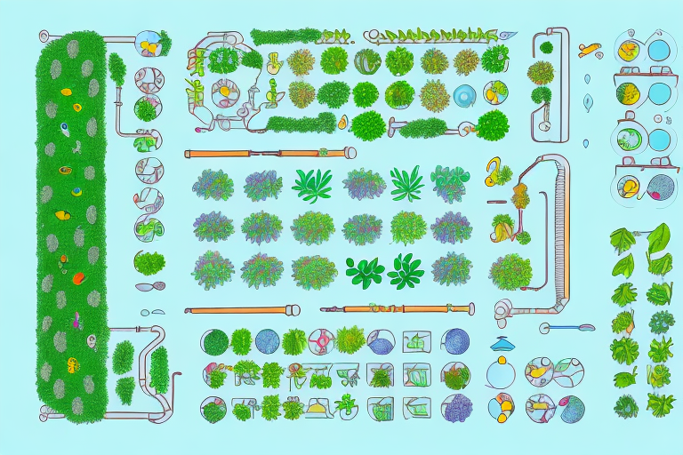 A variety of aquaponics systems