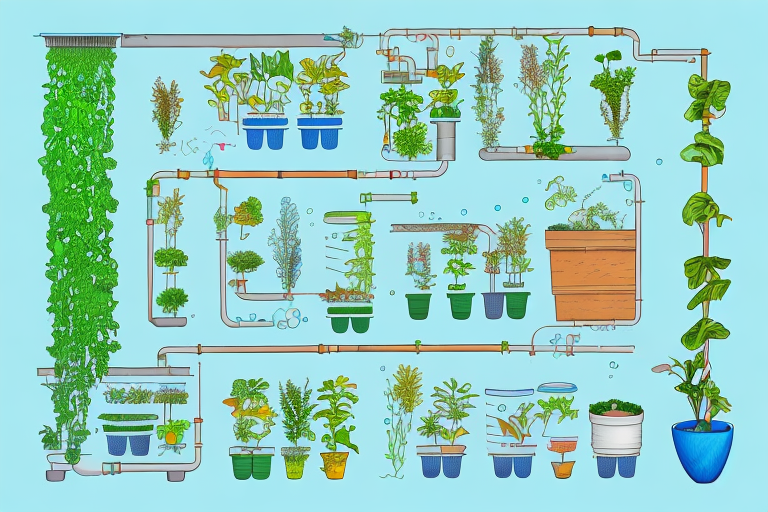 A variety of aquaponics systems