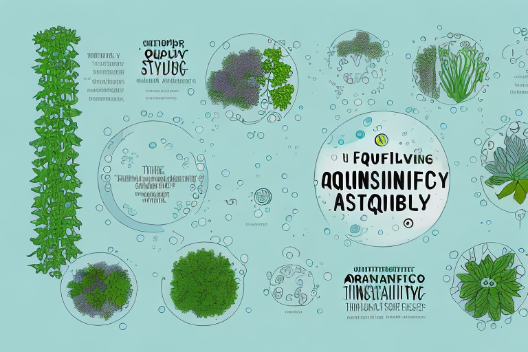 A thriving aquaponics system with a focus on sustainability