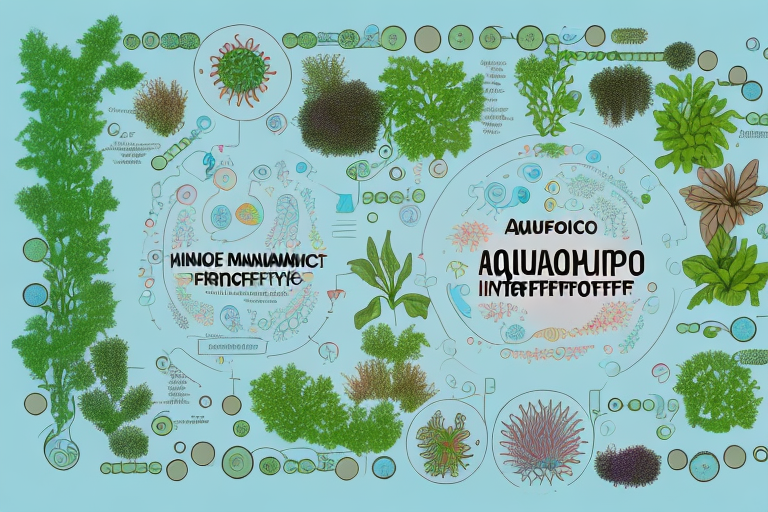 An aquaponics system with a focus on the various elements that help to prevent and manage diseases