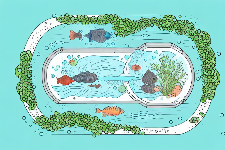 An aquaponics system with beneficial bacteria in the water