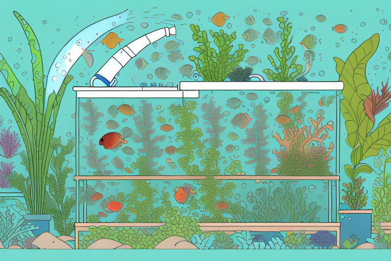 A thriving aquaponics system