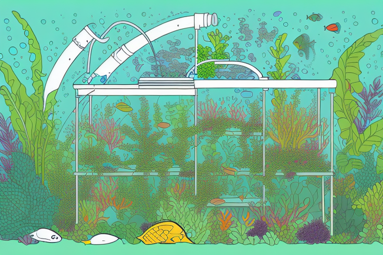 A thriving aquaponics system