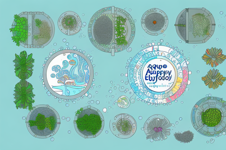 An aquaponics system with energy-efficient components