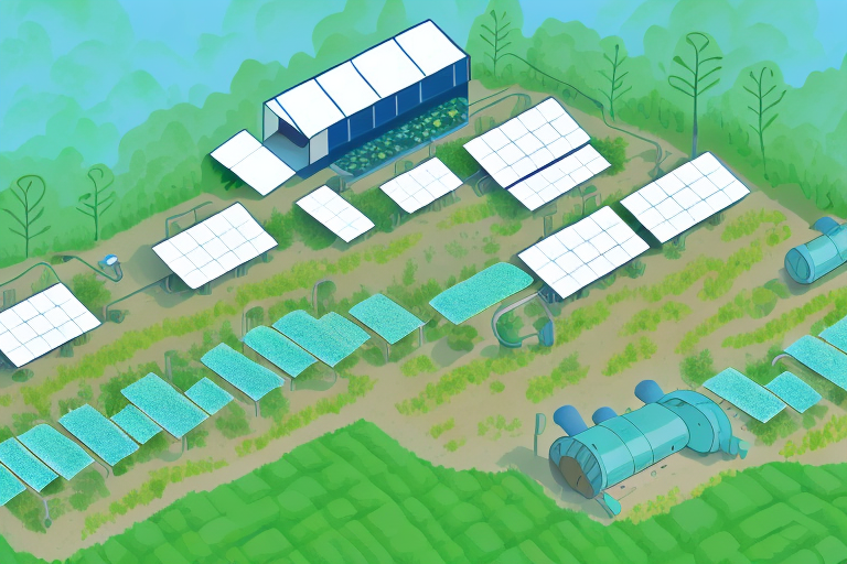 An off-grid aquaponics farm