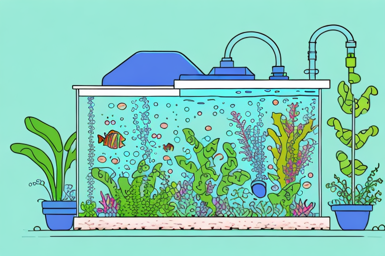 An aquaponics system