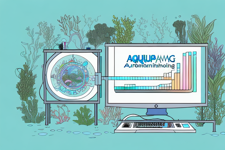 An aquaponics system with automated monitoring equipment