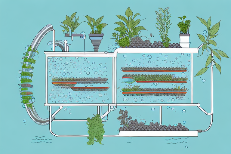 A modern aquaponics system with automated components