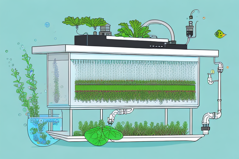 An automated aquaponics system