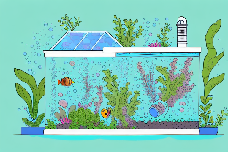 A self-sustaining aquaponics system