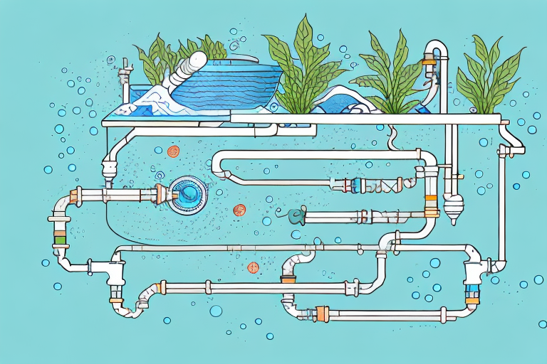 A functioning aquaponics system