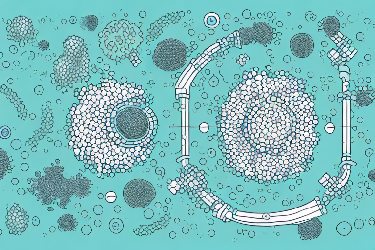 A nitrobacter bacteria in an aquaponics system