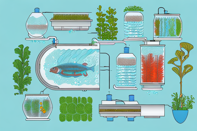 An aquaponics system with a focus on the water filtration components